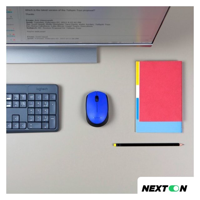 Мышь Logitech M171 (синий/черный) - Изображение №5 — Интернет-магазин Nexton