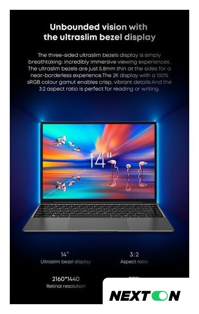 Ноутбук Chuwi CoreBook X 2023 i3 16GB+512GB - Изображение №10 — Интернет-магазин Nexton