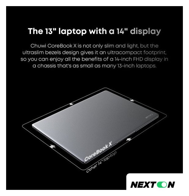 Ноутбук Chuwi CoreBook X 2023 i3 16GB+512GB - Изображение №12 — Интернет-магазин Nexton