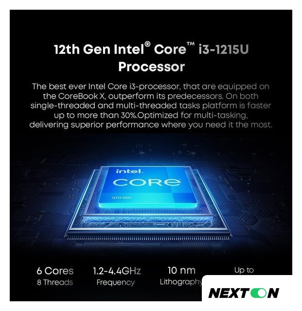 Ноутбук Chuwi CoreBook X 2023 i3 16GB+512GB - Изображение №13 — Интернет-магазин Nexton