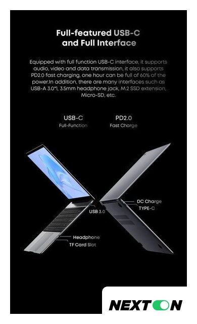 Ноутбук Chuwi CoreBook X 2023 i3 16GB+512GB - Изображение №20 — Интернет-магазин Nexton