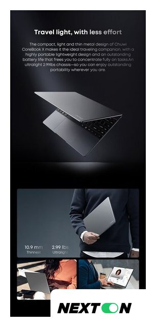 Ноутбук Chuwi CoreBook X 2023 i3 16GB+512GB - Изображение №16 — Интернет-магазин Nexton