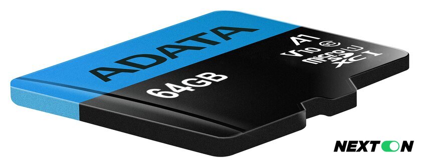 Карта памяти ADATA Premier AUSDX64GUICL10A1-RA1 microSDXC 64GB (с адаптером) - Изображение №3 — Интернет-магазин Nexton