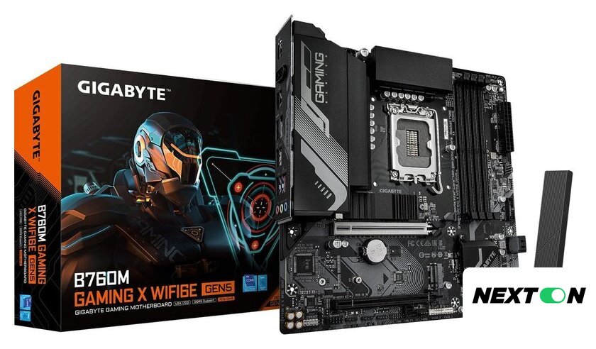 Материнская плата Gigabyte B760M Gaming X WiFi6E GEN5 - Изображение №4 — Интернет-магазин Nexton
