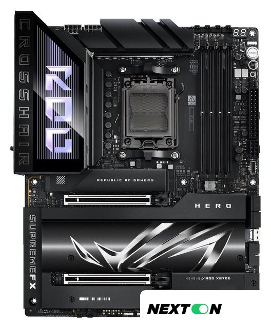 Материнская плата ASUS ROG Crosshair X870E Hero - Изображение №1 — Интернет-магазин Nexton