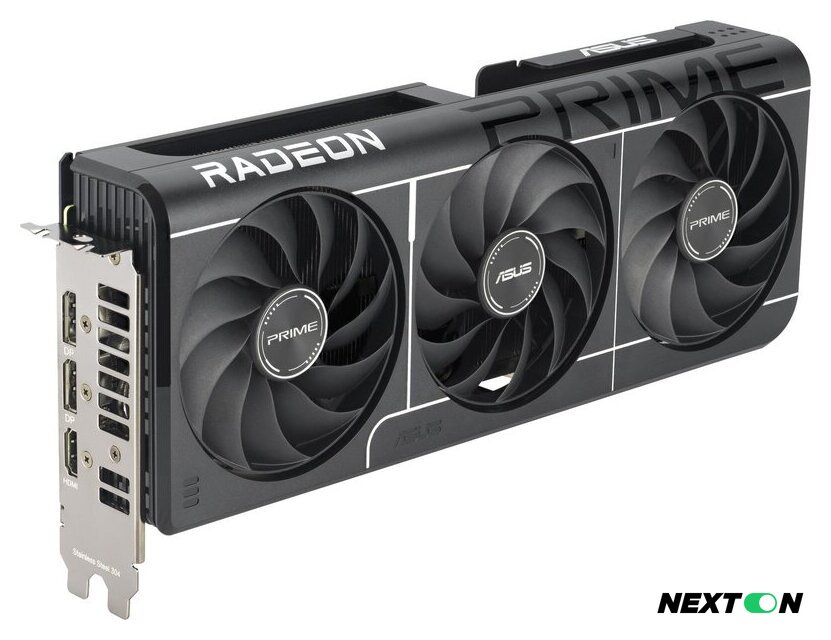 Видеокарта ASUS Prime Radeon RX 9060 XT OC Edition 16GB GDDR6 PRIME-RX9060XT-O16G - Изображение №1 — Интернет-магазин Nexton