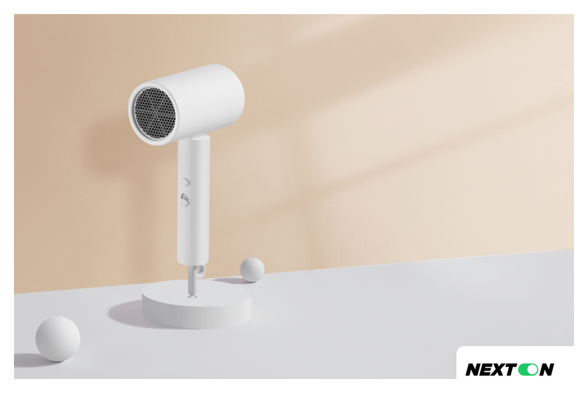 Фен Xiaomi Compact Hair Dryer H101 BHR7475EU (международная версия, белый) - Изображение №4 — Интернет-магазин Nexton