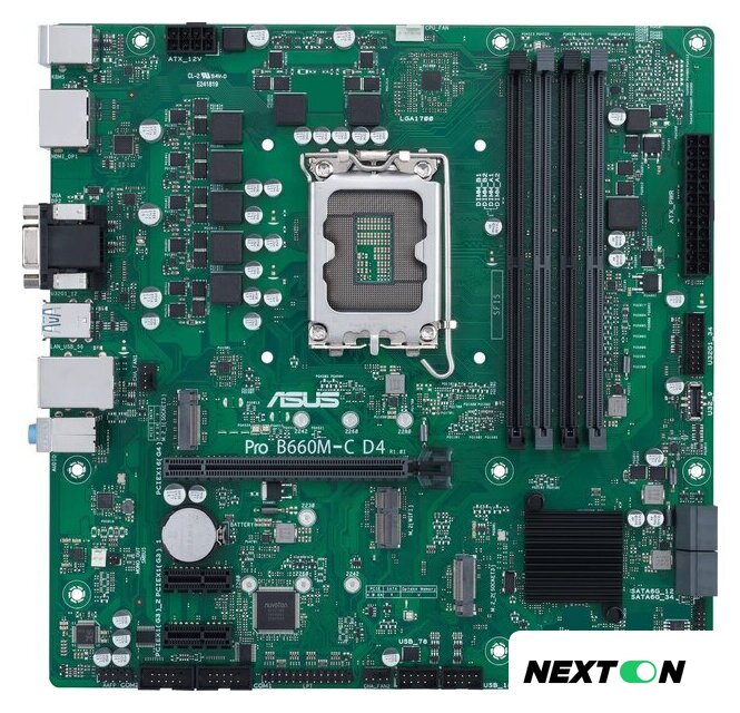 Материнская плата ASUS Pro B660M-C D4-CSM - Изображение №1 — Интернет-магазин Nexton