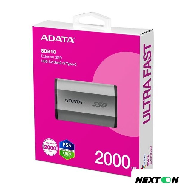 Внешний накопитель ADATA SD810 2TB SD810-2000G-CSG - Изображение №9 — Интернет-магазин Nexton
