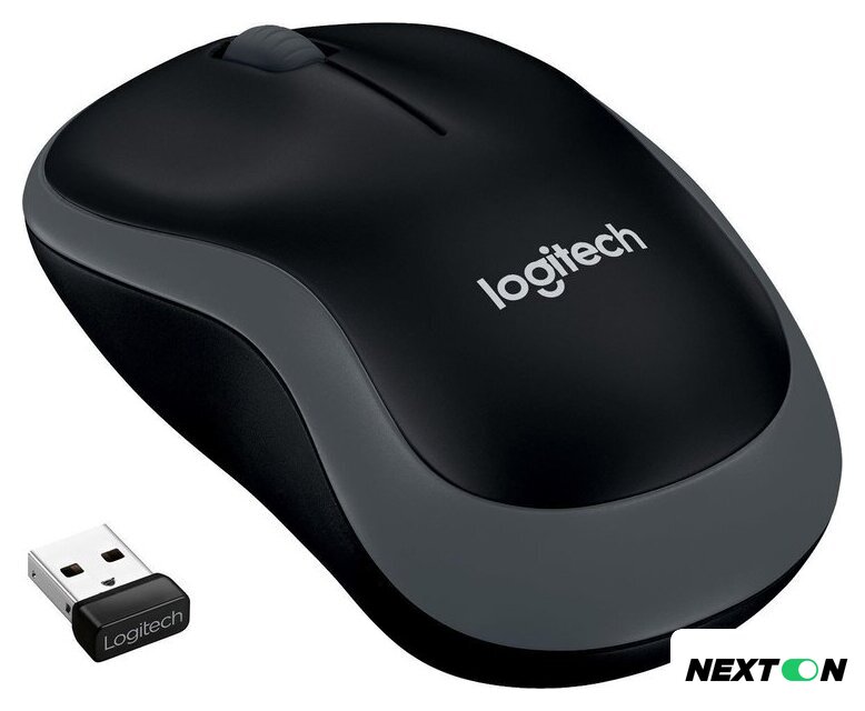 Мышь Logitech M185 (черный/серый) - Изображение №2 — Интернет-магазин Nexton