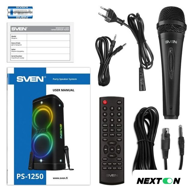 Беспроводная колонка SVEN PS-1250 - Изображение №10 — Интернет-магазин Nexton