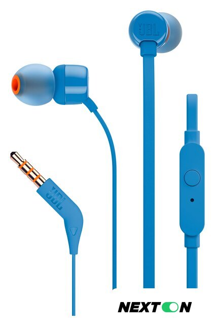 Наушники JBL Tune 110 (синий) - Изображение №1 — Интернет-магазин Nexton