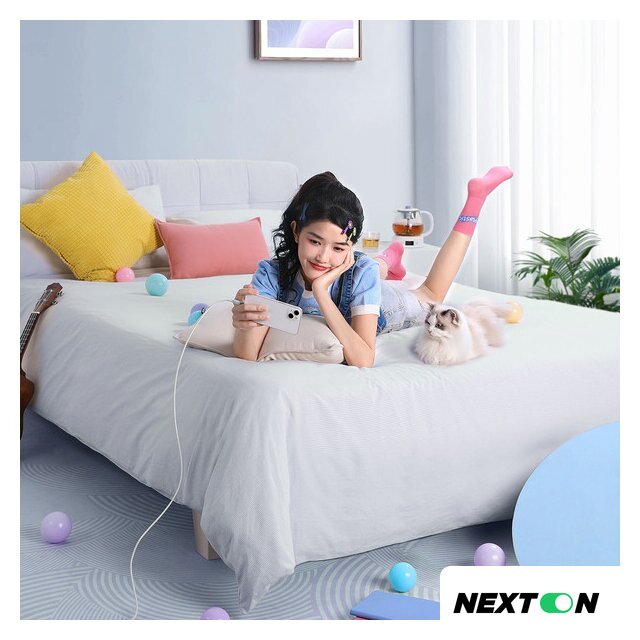 Кабель Baseus Explorer Series Fast Charging Cable with Smart Temperature Control 2.4A USB Type-A - Lightning (2 м, белый) - Изображение №8 — Интернет-магазин Nexton