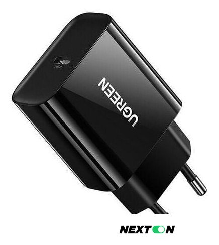 Сетевое зарядное Ugreen CD137 10191 (черный) - Изображение №1 — Интернет-магазин Nexton