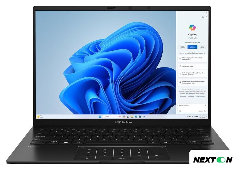 Ноутбук ASUS Zenbook 14 OLED UM3406KA-QD151 - Изображение №1 — Интернет-магазин Nexton