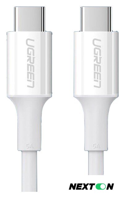 Кабель Ugreen US300 60551 USB Type-C - USB Type-C (1 м, белый) - Изображение №1 — Интернет-магазин Nexton