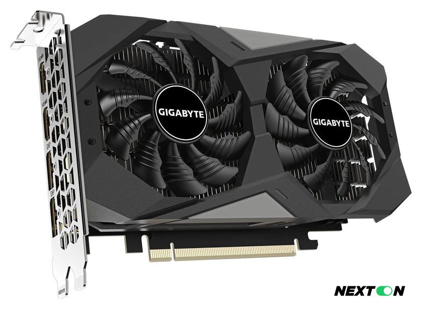 Видеокарта Gigabyte GeForce RTX 3050 Windforce OC V2 6G GV-N3050WF2OCV2-6GD - Изображение №1 — Интернет-магазин Nexton