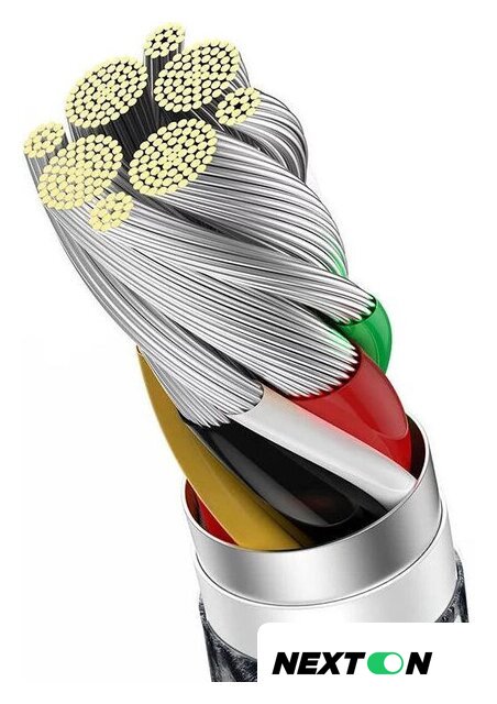 Кабель Baseus Dynamic Series Fast Charging Data Cable 100W USB Type-A - USB Type-C (1 м, серый) - Изображение №5 — Интернет-магазин Nexton