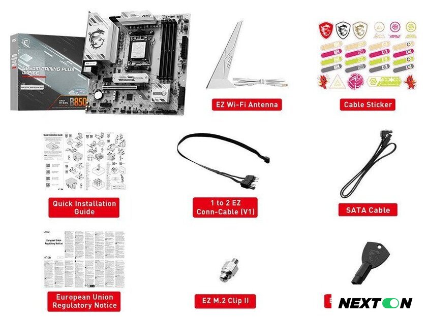 Материнская плата MSI B850M Gaming Plus WiFi6E - Изображение №6 — Интернет-магазин Nexton