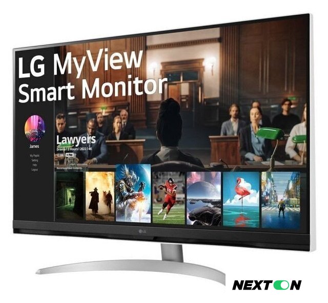 Smart монитор LG MyView Smart Monitor 32SQ700S-W - Изображение №6 — Интернет-магазин Nexton