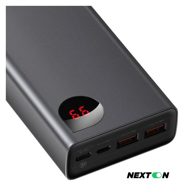 Внешний аккумулятор Baseus Adaman Metal Digital Display PPIMDA-D01 20000mAh (черный) - Изображение №5 — Интернет-магазин Nexton