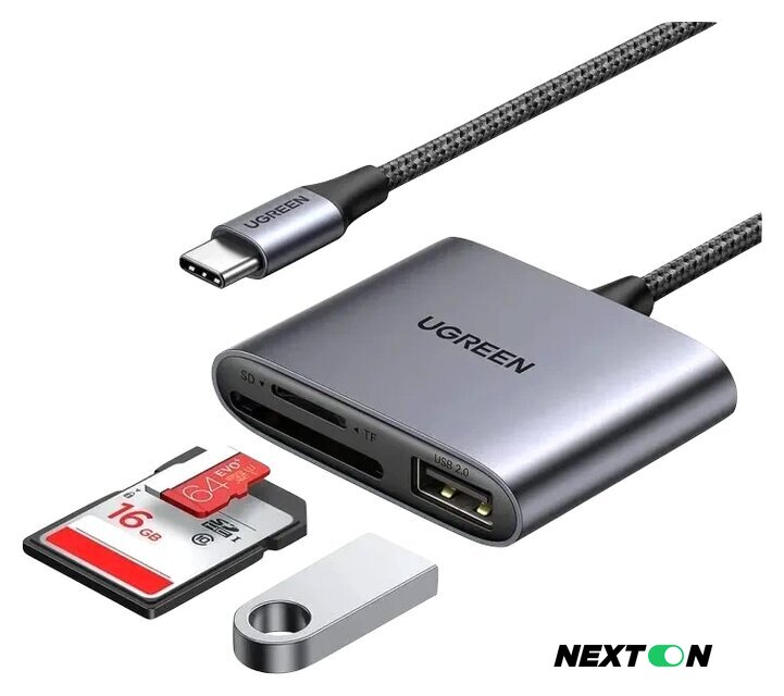 Карт-ридер Ugreen CM387 80798 - Изображение №1 — Интернет-магазин Nexton