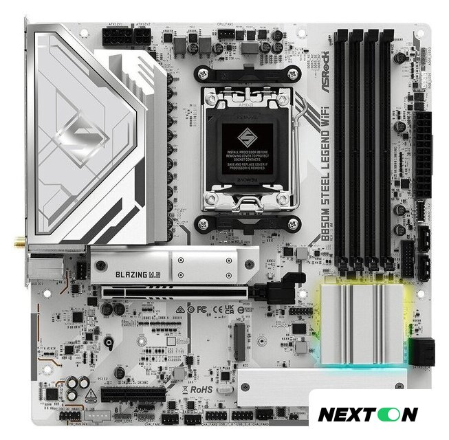Материнская плата ASRock B850M Steel Legend WiFi - Изображение №1 — Интернет-магазин Nexton