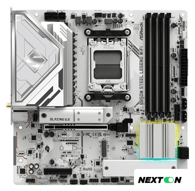 Материнская плата ASRock B850M Steel Legend WiFi - Изображение №2 — Интернет-магазин Nexton