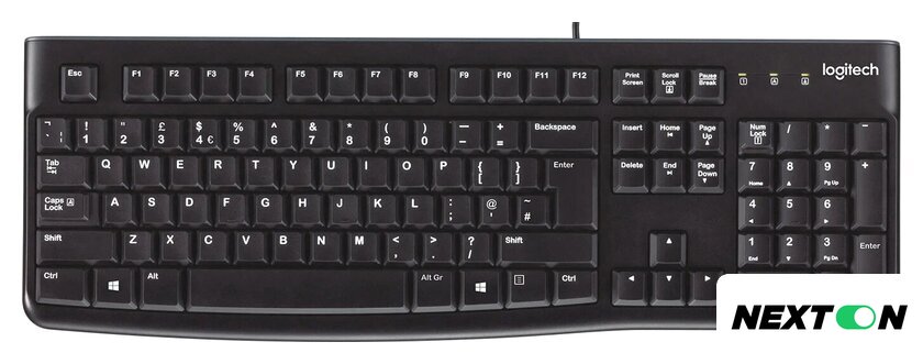 Клавиатура Logitech K120 920-002583 (нет кириллицы) - Изображение №1 — Интернет-магазин Nexton