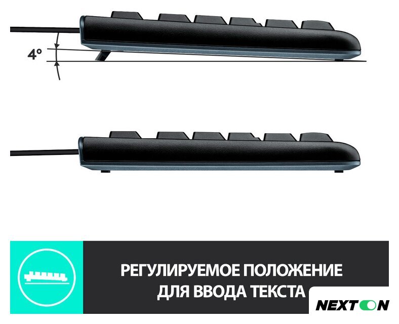 Клавиатура Logitech K120 920-002583 (нет кириллицы) - Изображение №6 — Интернет-магазин Nexton