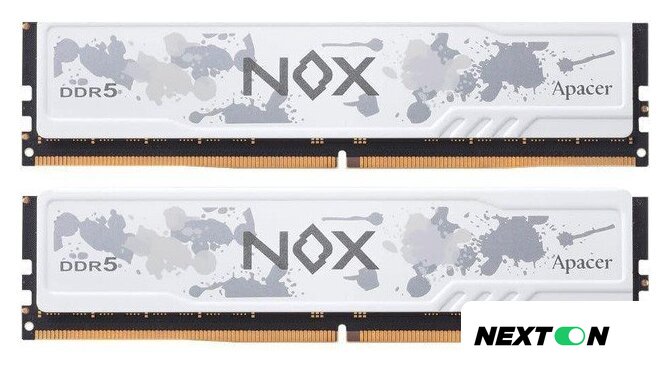 Оперативная память Apacer NOX 2x32ГБ DDR5 6000 МГц AH5U64G60C622MWAA-2 - Изображение №1 — Интернет-магазин Nexton