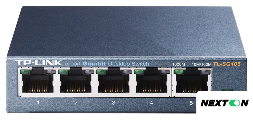 Неуправляемый коммутатор TP-Link TL-SG105 - Изображение №1 — Интернет-магазин Nexton