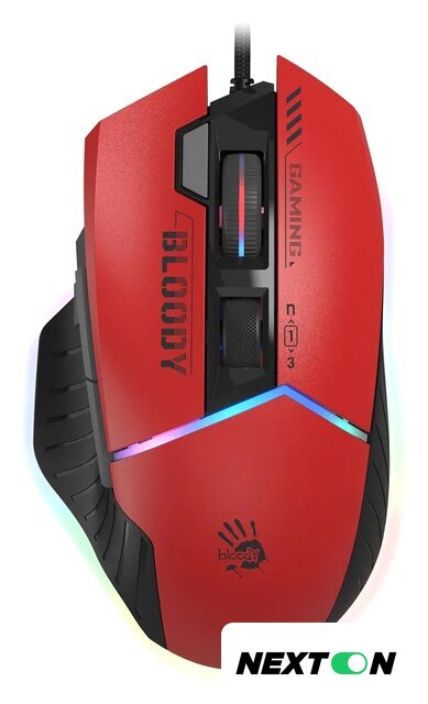 Игровая мышь A4Tech Bloody W95 Max Sports (красный) - Изображение №1 — Интернет-магазин Nexton