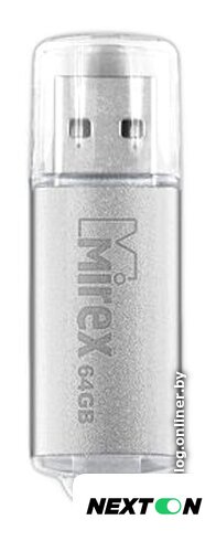 USB Flash Mirex Unit Silver 64GB [13600-FMUUSI64] - Изображение №1 — Интернет-магазин Nexton