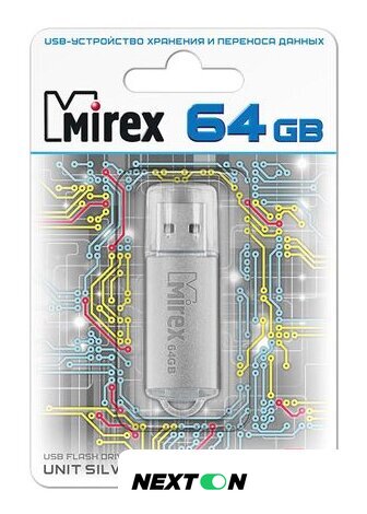 USB Flash Mirex Unit Silver 64GB [13600-FMUUSI64] - Изображение №3 — Интернет-магазин Nexton