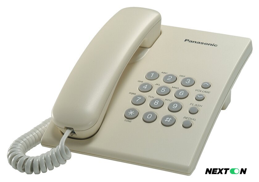 Проводной телефон Panasonic KX-TS2350RUB (черный) - Изображение №2 — Интернет-магазин Nexton