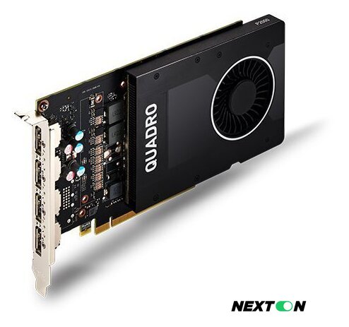 Видеокарта PNY Quadro P2000 5GB GDDR5 VCQP2000-SB - Изображение №2 — Интернет-магазин Nexton