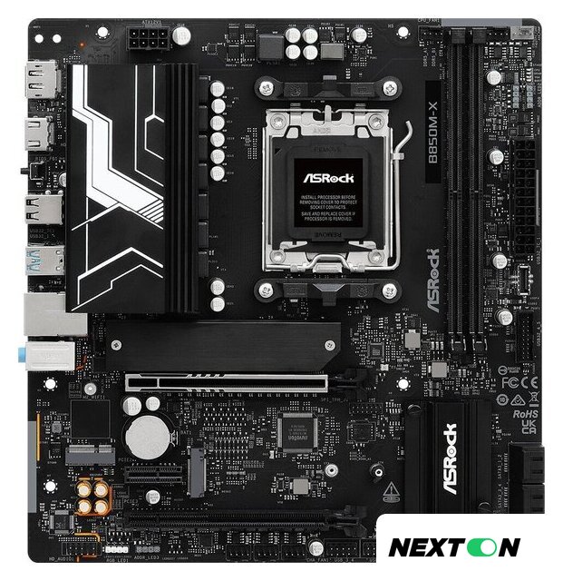 Материнская плата ASRock B850M-X R2.0 - Изображение №1 — Интернет-магазин Nexton