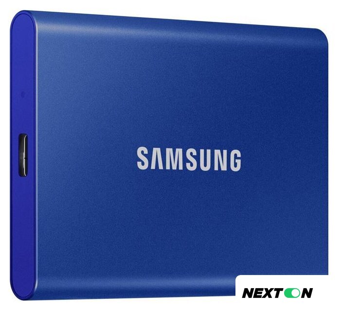 Внешний накопитель Samsung T7 1TB (синий) - Изображение №2 — Интернет-магазин Nexton