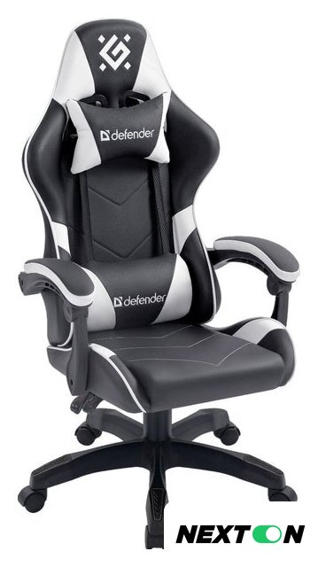 Игровое (геймерское) кресло Defender Companion (черный/белый) - Изображение №1 — Интернет-магазин Nexton