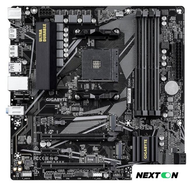 Материнская плата Gigabyte B550M DS3H R2 - Изображение №1 — Интернет-магазин Nexton