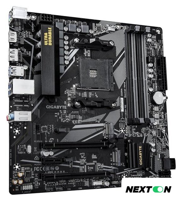 Материнская плата Gigabyte B550M DS3H R2 - Изображение №2 — Интернет-магазин Nexton