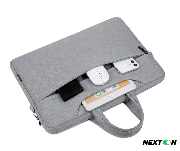 Сумка Miru Hiding 15.6 MLB-1044 (серый) - Изображение №5 — Интернет-магазин Nexton