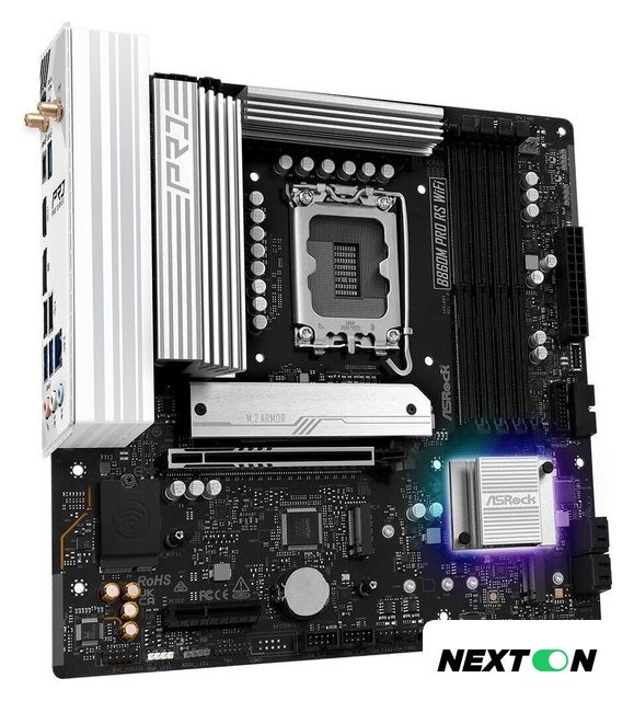 Материнская плата ASRock B860M Pro RS WiFi - Изображение №3 — Интернет-магазин Nexton