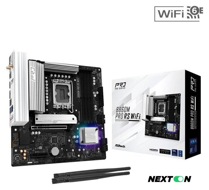 Материнская плата ASRock B860M Pro RS WiFi - Изображение №6 — Интернет-магазин Nexton