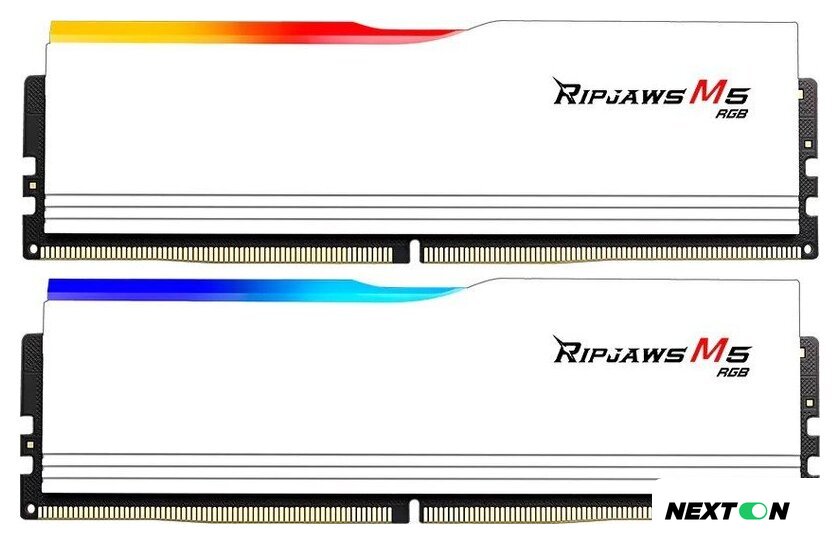 Оперативная память G.Skill Ripjaws M5 RGB 2x24ГБ DDR5 5200 МГц F5-5200J4040A24GX2-RM5RW - Изображение №1 — Интернет-магазин Nexton