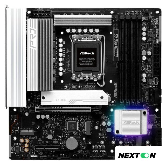 Материнская плата ASRock B860M Pro RS - Изображение №1 — Интернет-магазин Nexton