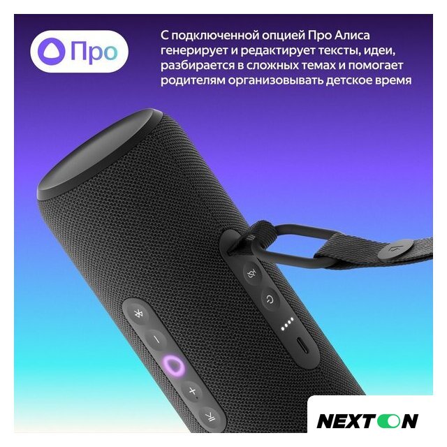 Умная колонка Яндекс Станция Стрит (черный) - Изображение №11 — Интернет-магазин Nexton