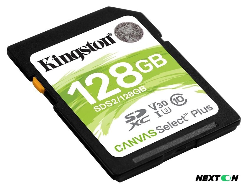 Карта памяти Kingston Canvas Select Plus SDXC 128GB - Изображение №2 — Интернет-магазин Nexton