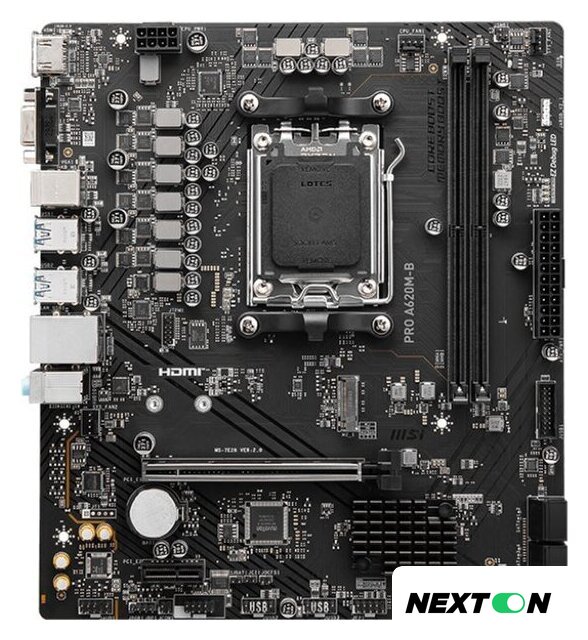 Материнская плата MSI Pro A620M-B - Изображение №1 — Интернет-магазин Nexton